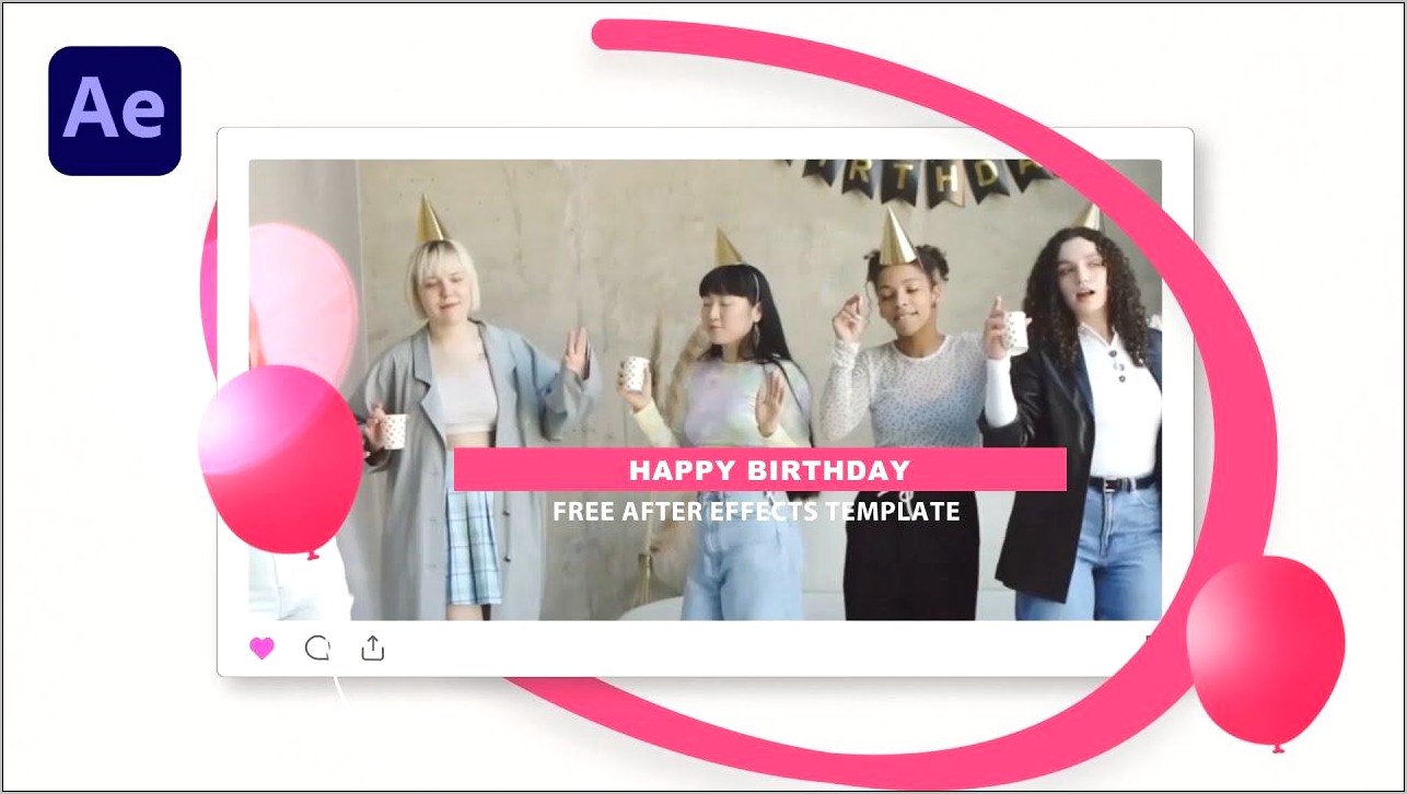 Happy Birthday After Effects Template Download