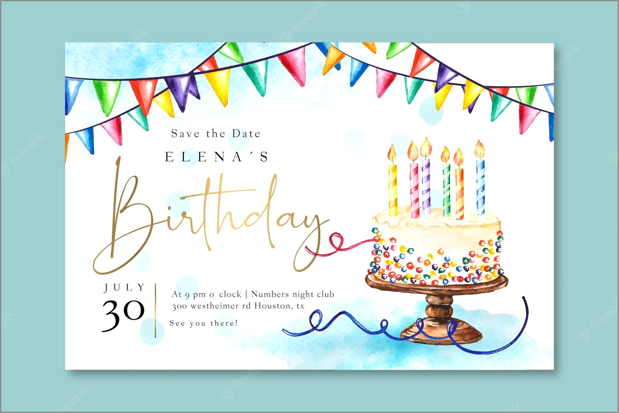 Happy Birthday Banner Templates Free Download