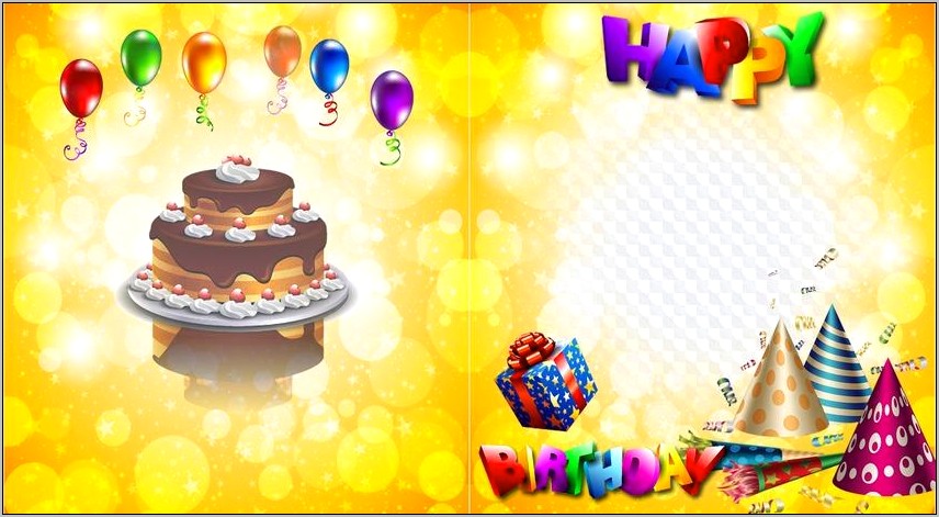 Happy Birthday Psd Template Free Download