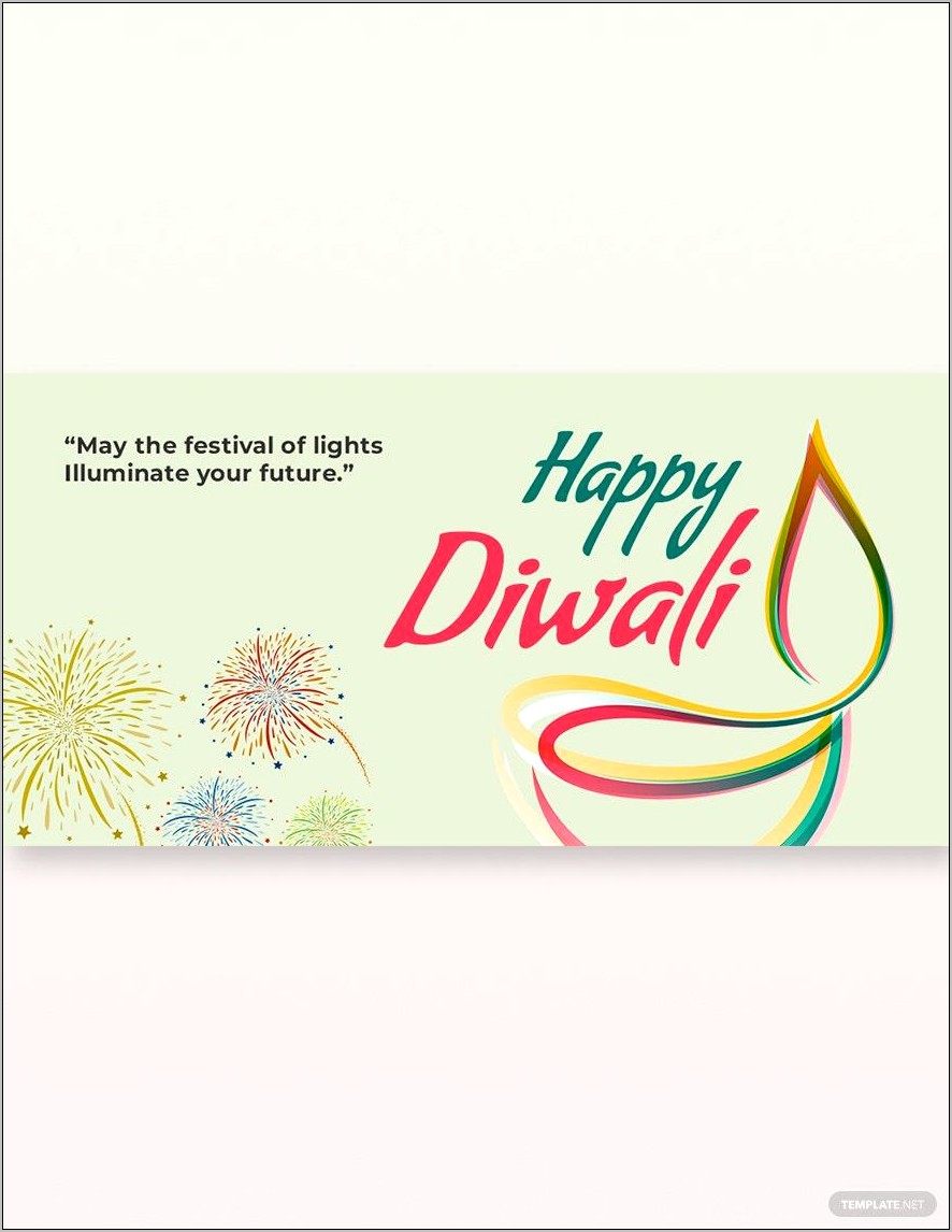 Happy Diwali Banner Template Free Download