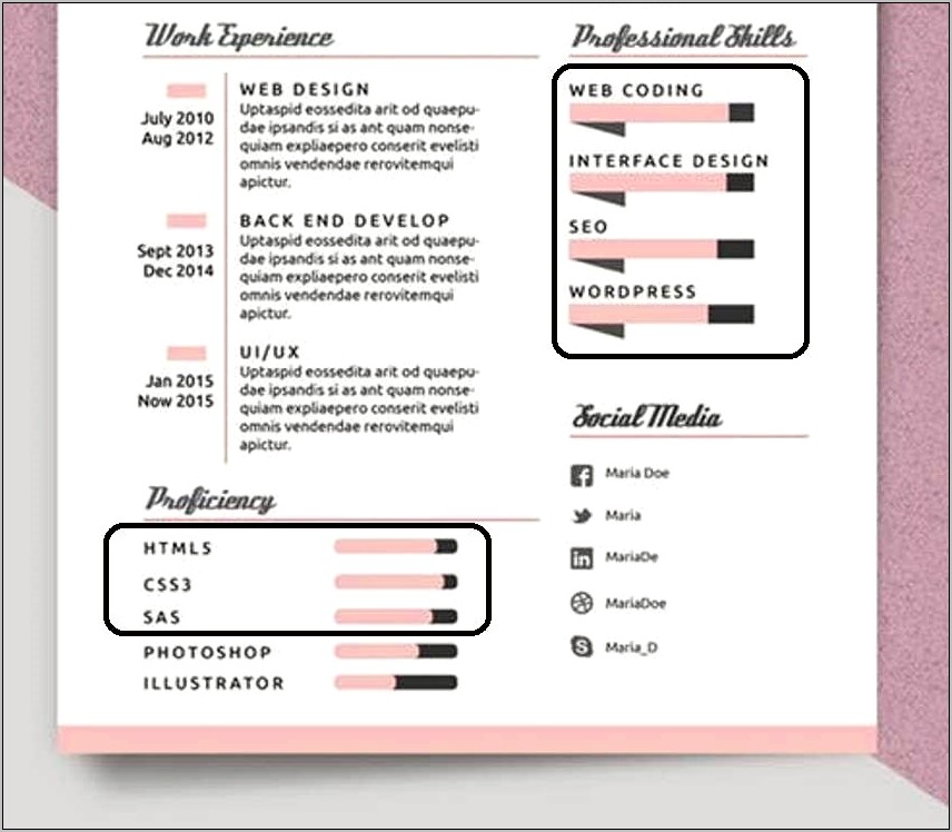 Hard Skills Section Of Resume
