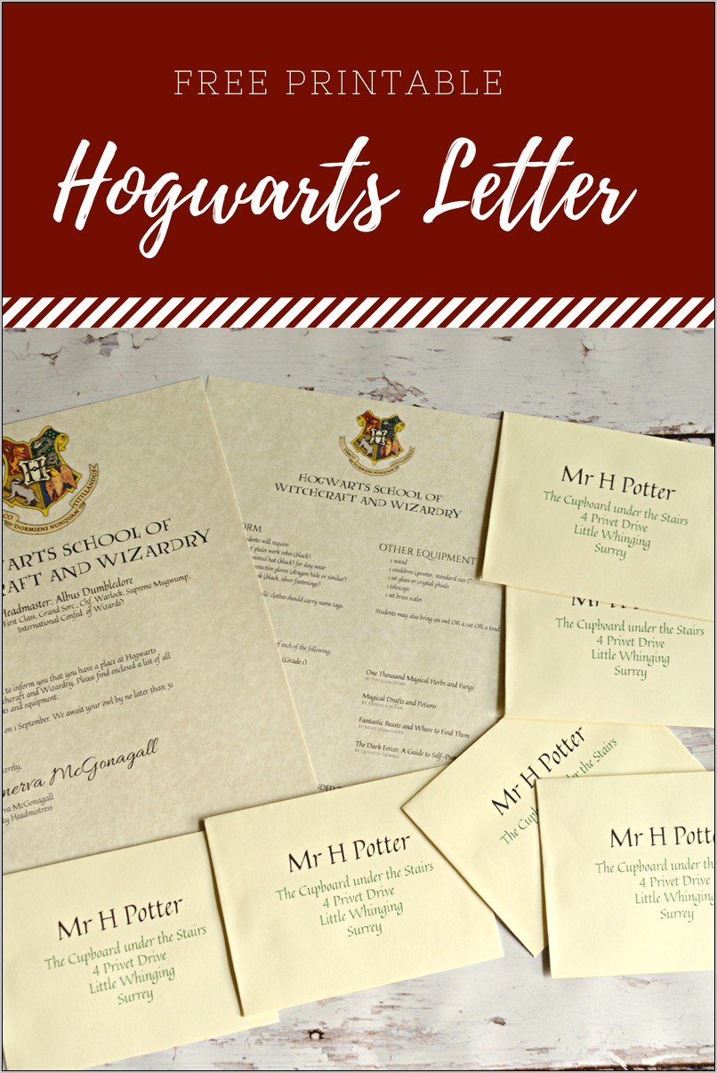 Harry Potter Graduation Template Free Download