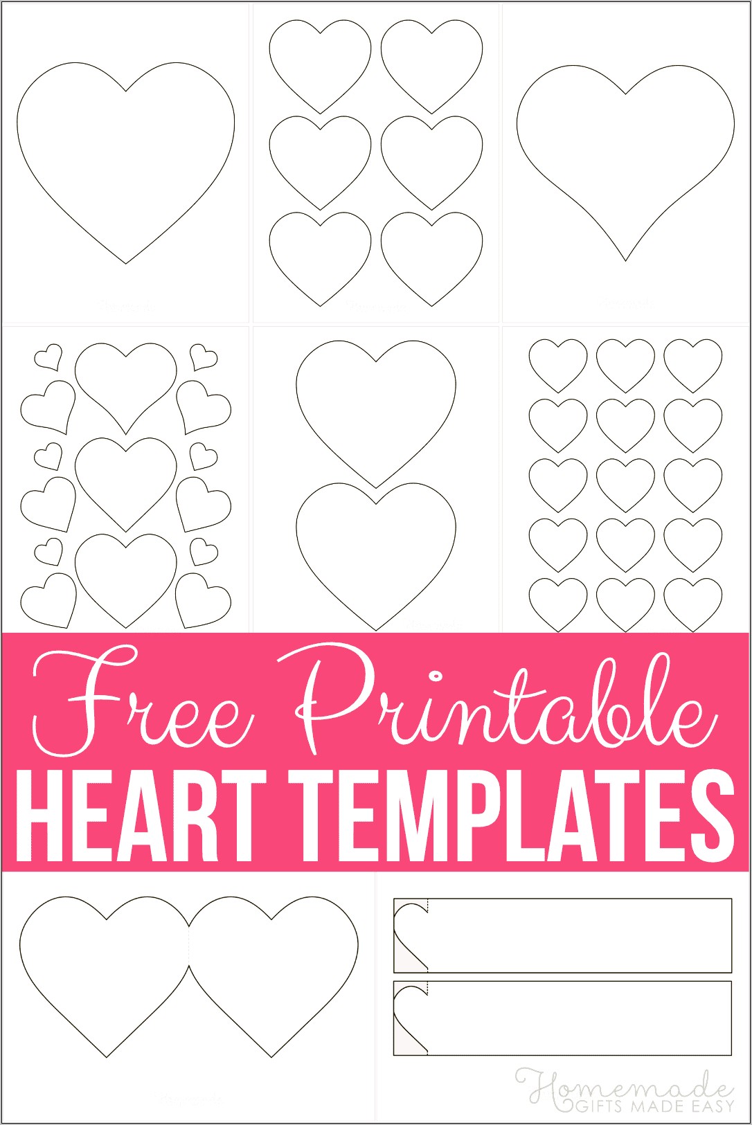 Heart Shaped Card Template Free Download