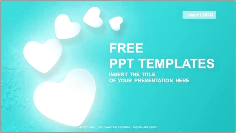 Heart Themed Powerpoint Template Free Download