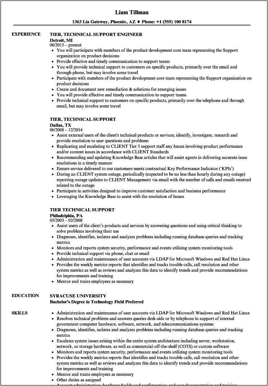 Help Desk Support Resume Objectives