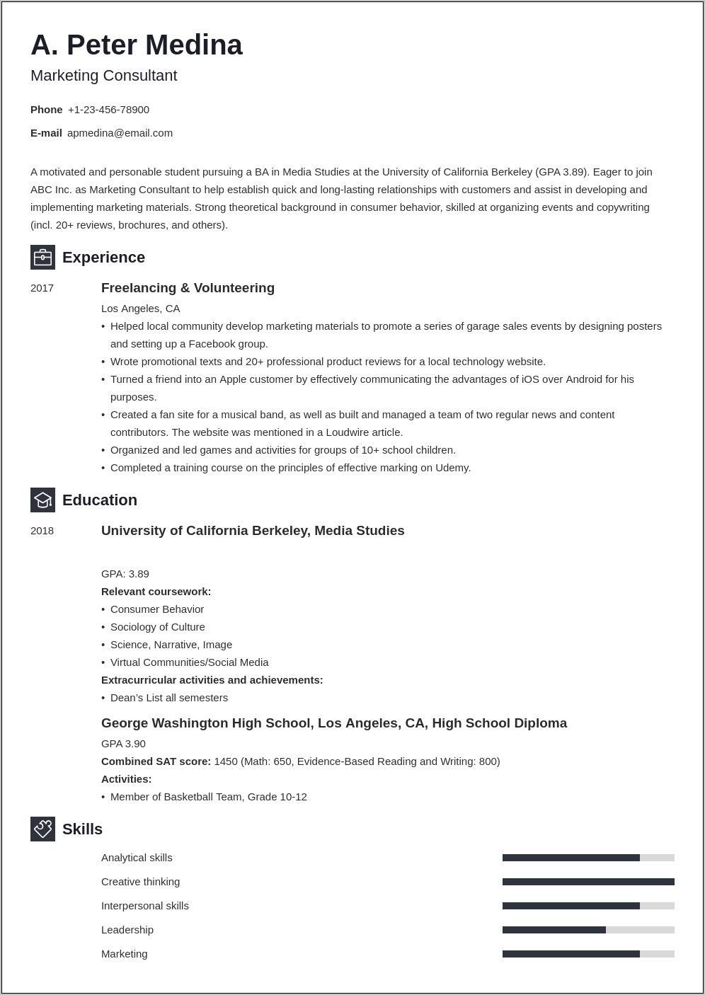 Help Writing Objective For Resume