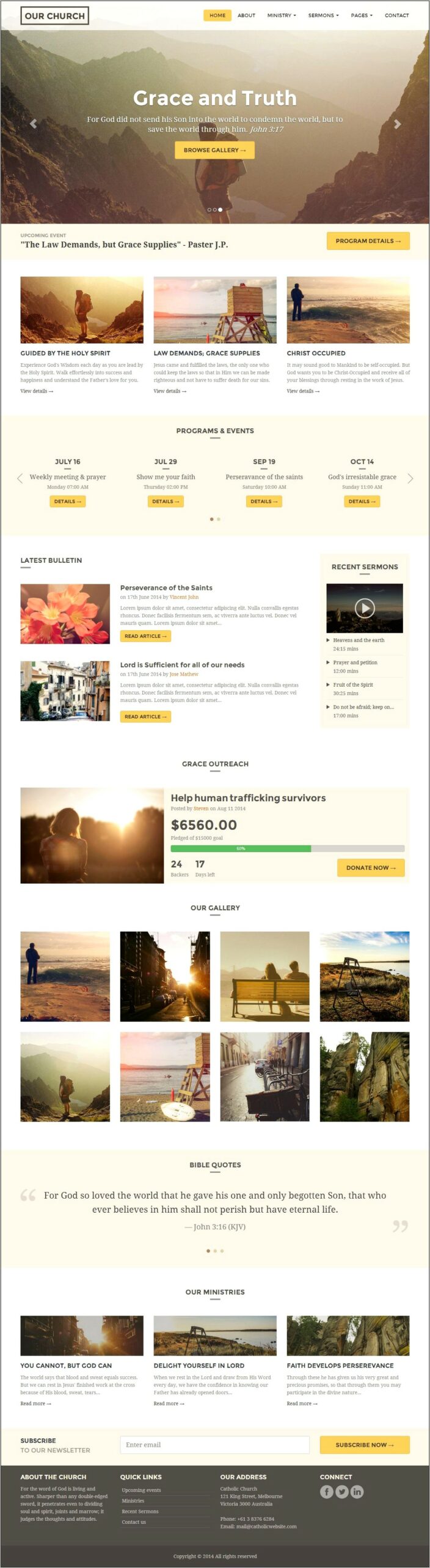 Helping Hand Charity Donation Html Template Download