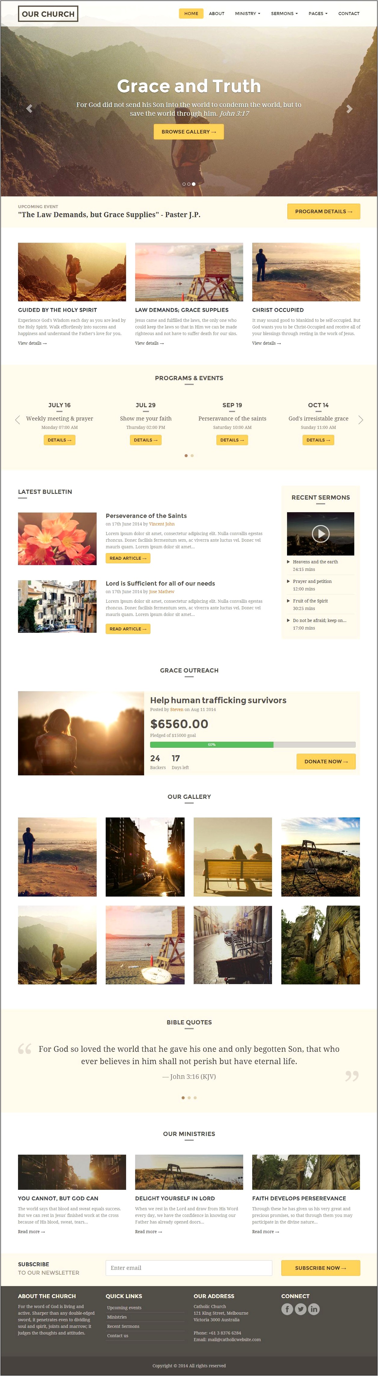 Helping Hand Charity Donation Html Template Download