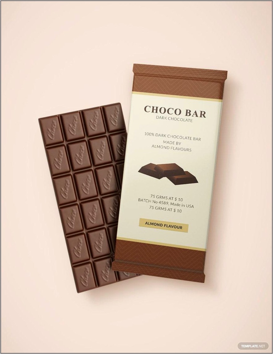 Hershey Bar Template Excel Free Download