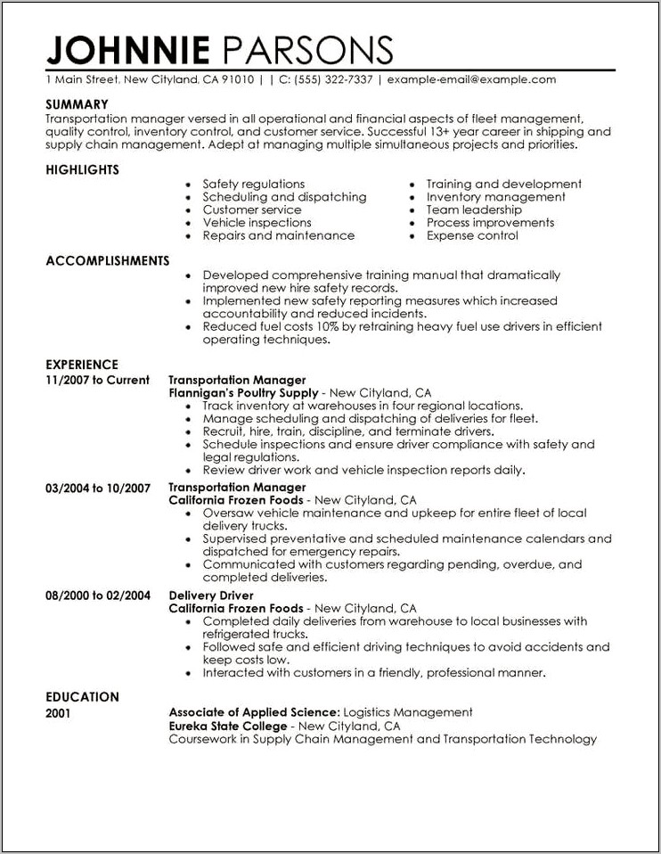 High End Store Manager Resume