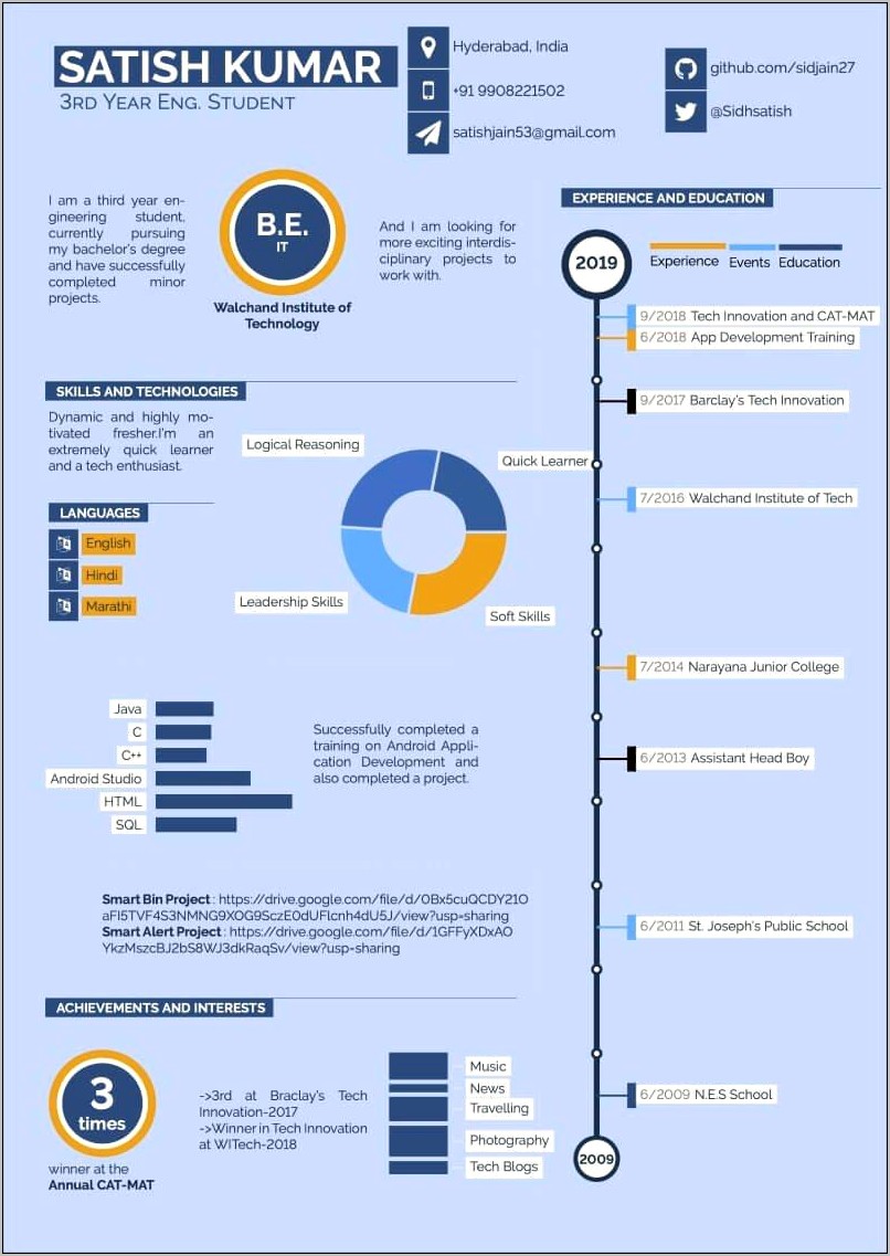 High Tech Founder Resume Example