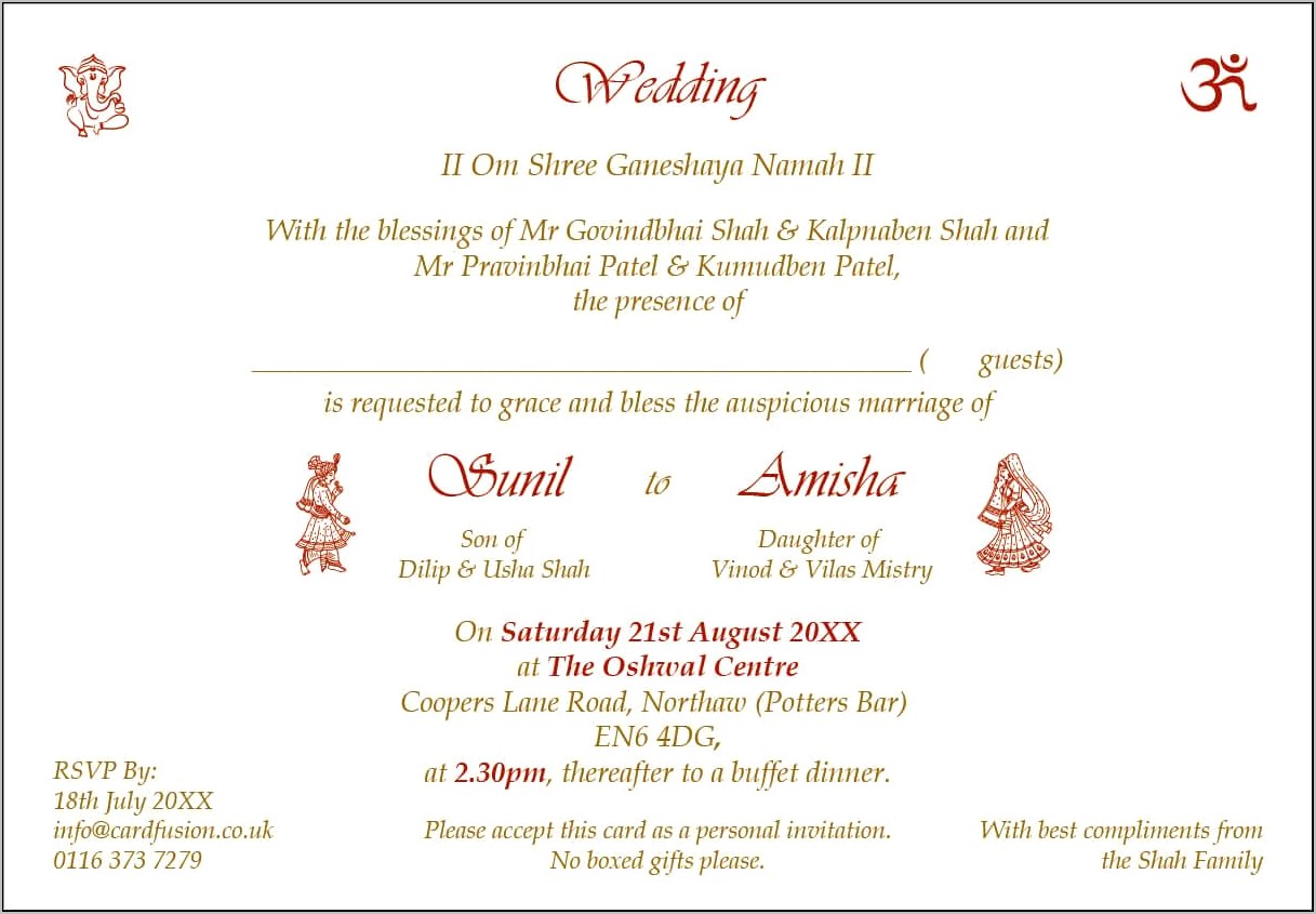 Hindu Marriage Documents Templates Free Download