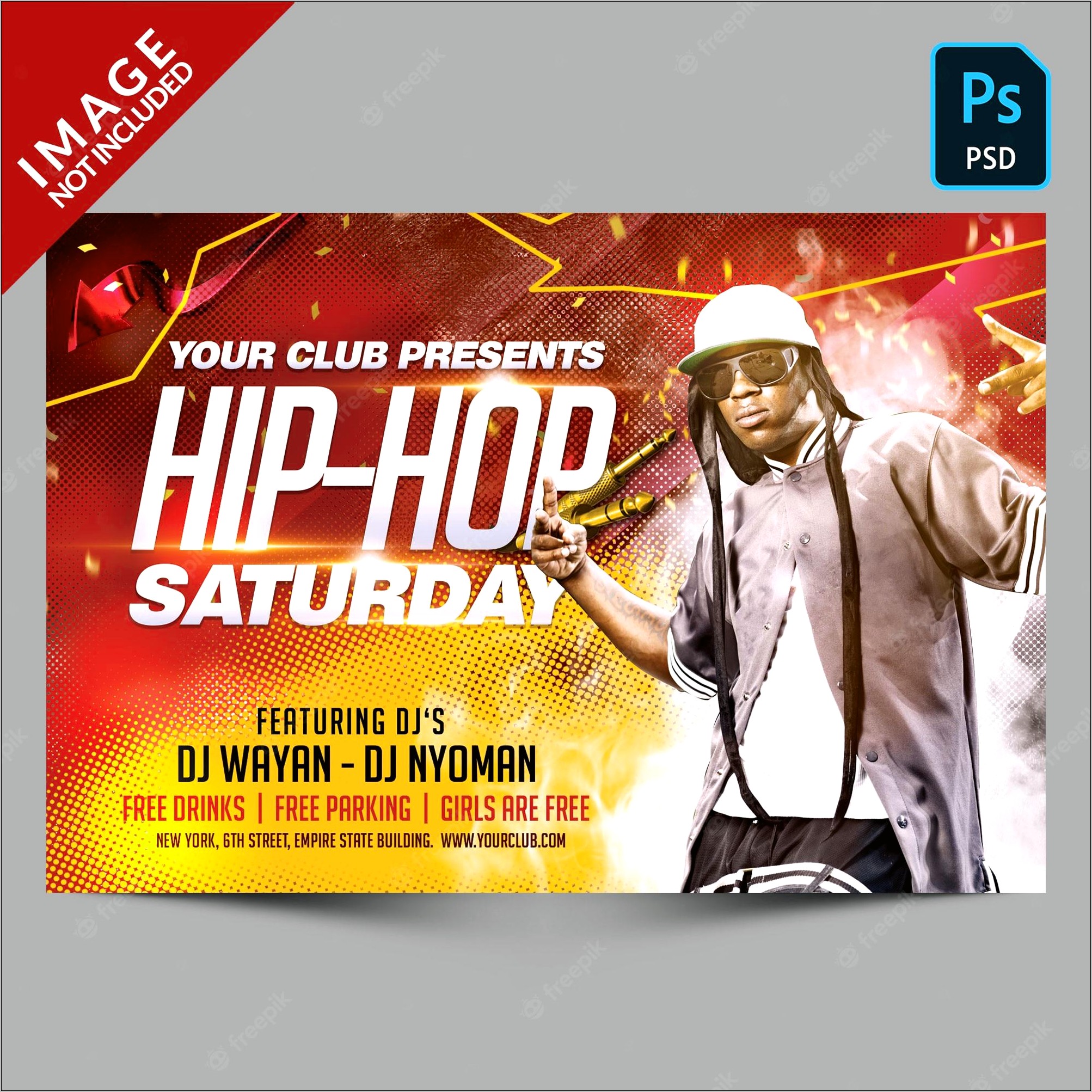 Hip Hop Psd Template Free Download