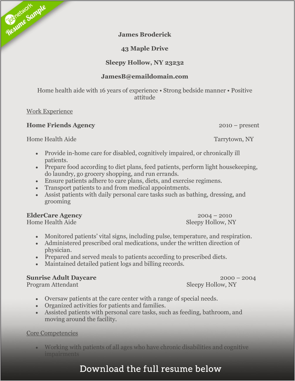 Home Health Nurse Resume Skills