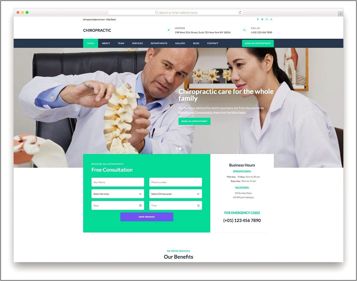 Hospital Flash Web Templates Free Download