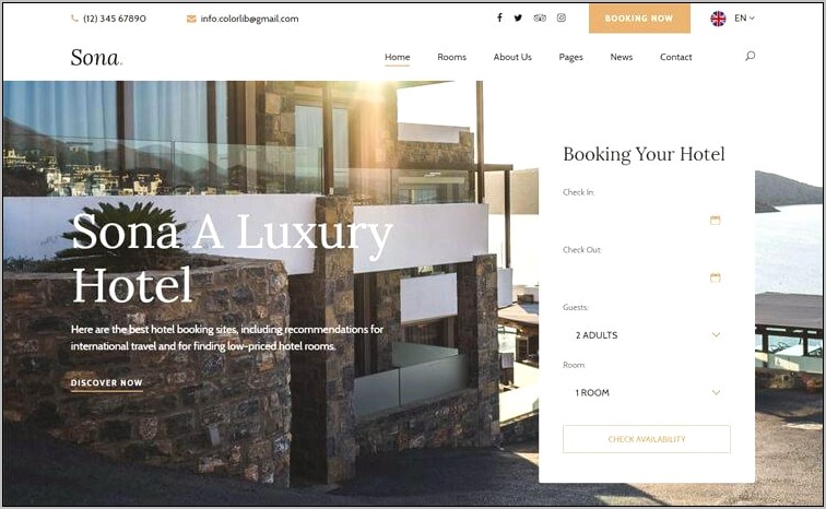 Hotel Management Html Templates Free Download