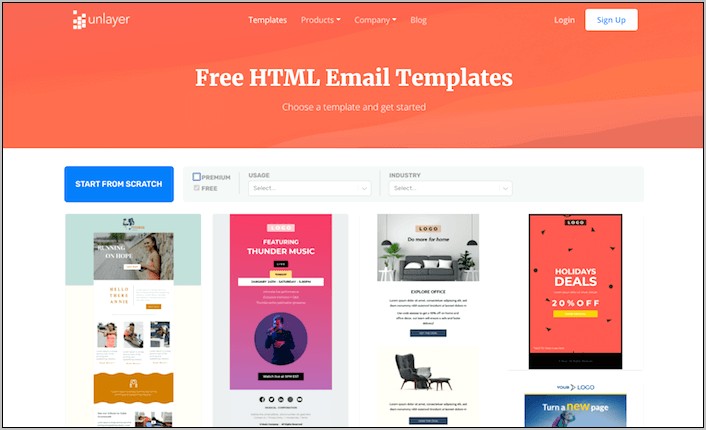 Html Email Design Templates Free Download