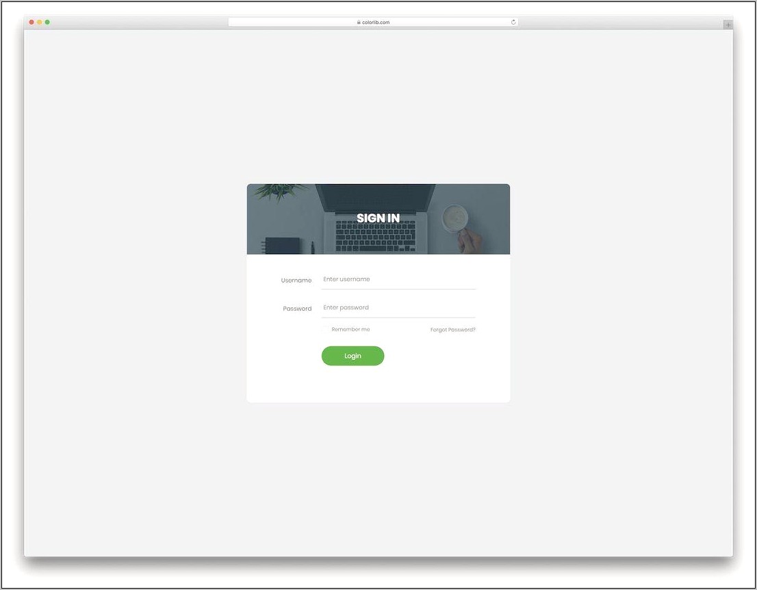 Html Templates Free Download With Login