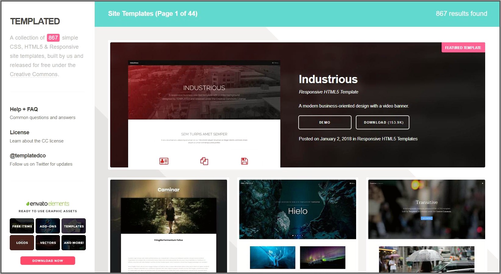 Html5 Css Responsive Template Free Download