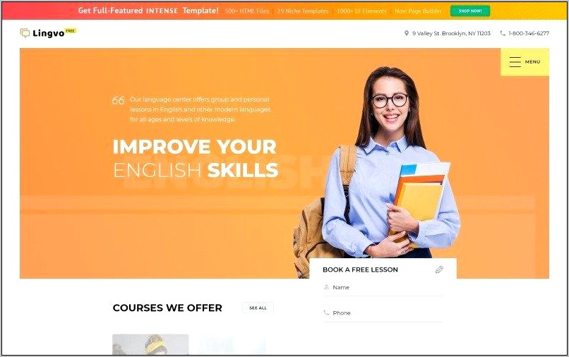 Html5 Css3 Education Templates Free Download