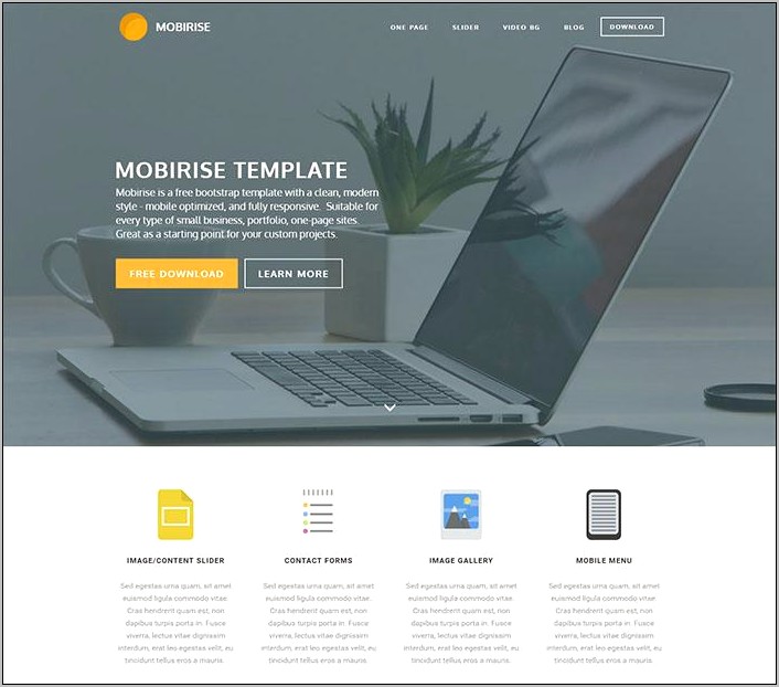 Html5 Responsive Bootstrap Templates Free Download