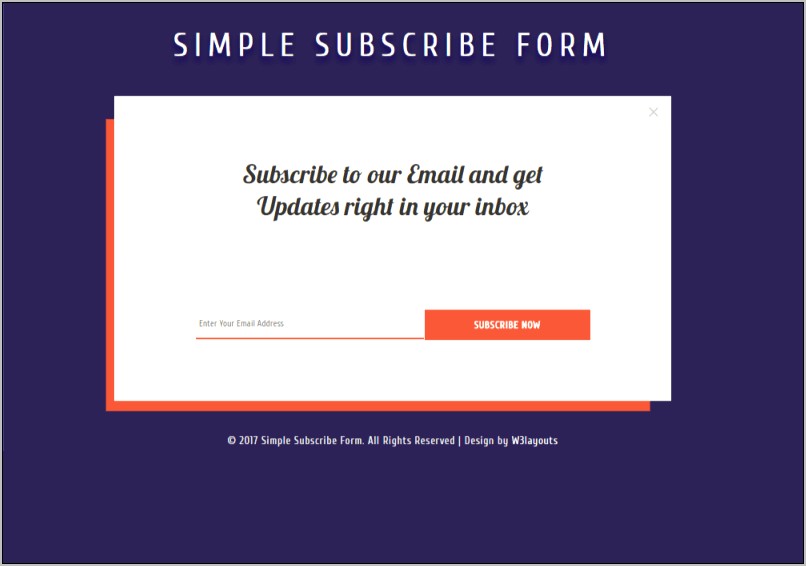 Html5 Responsive Form Template Free Download