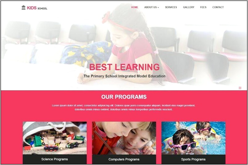 Html5 Templates Free Download For Education