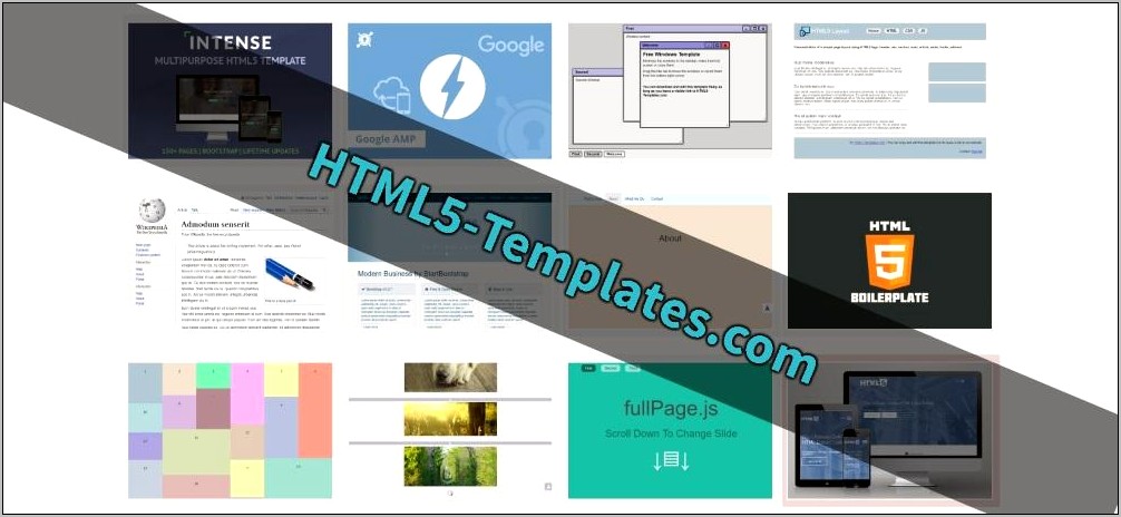 Html5 Web Page Template Free Download