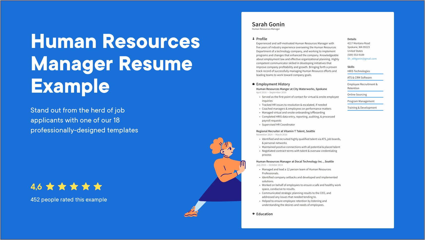 Human Resources Resume Skills Payroll