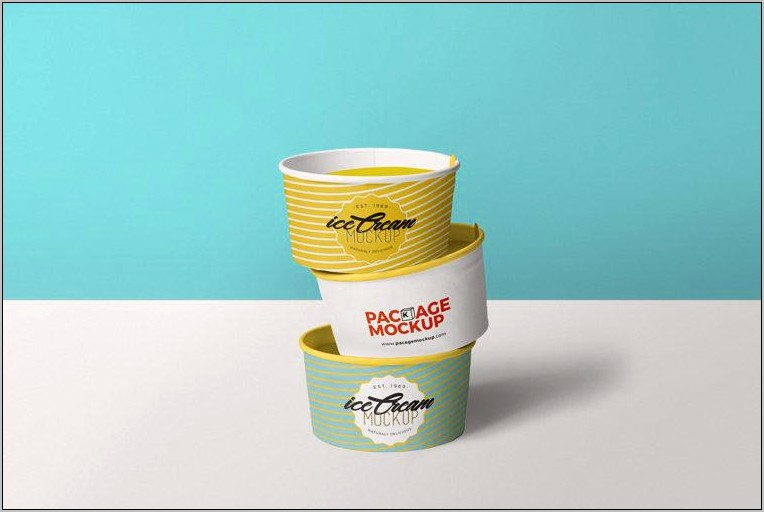 Ice Cream Cups Templates Free Download