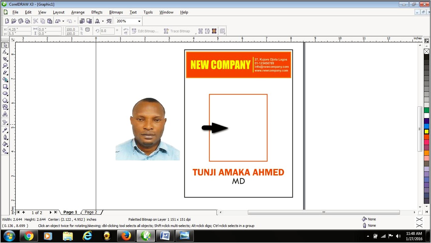 Id Card Coreldraw Templates Free Download