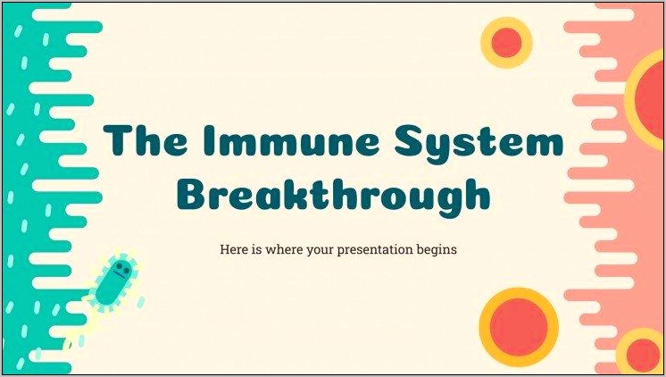 Immune System Powerpoint Templates Free Download