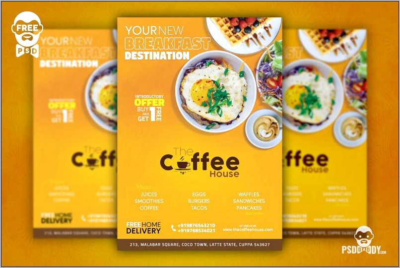 Indian Restaurant Flyer Templates Free Download