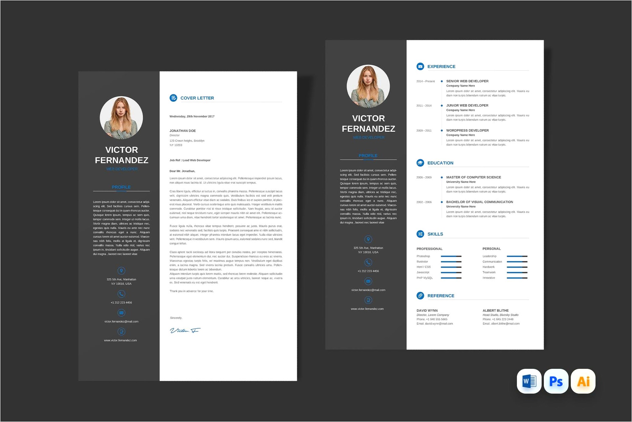 Infographic Cv Template Free Download Word