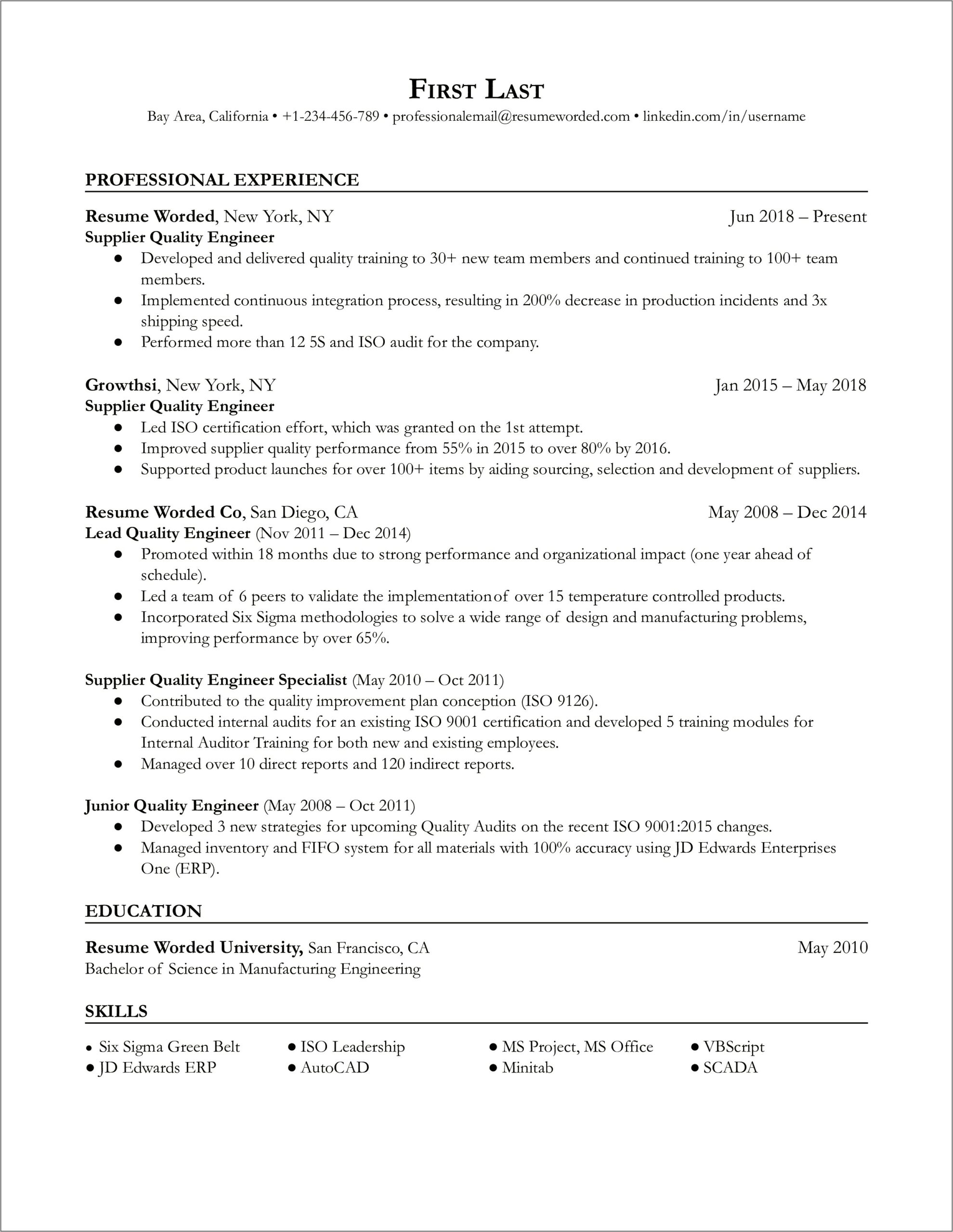 Integration Engineer Job Description Resume