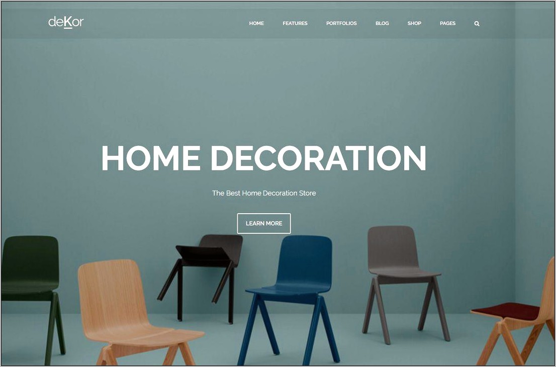 Interior Design Responsive Template Free Download