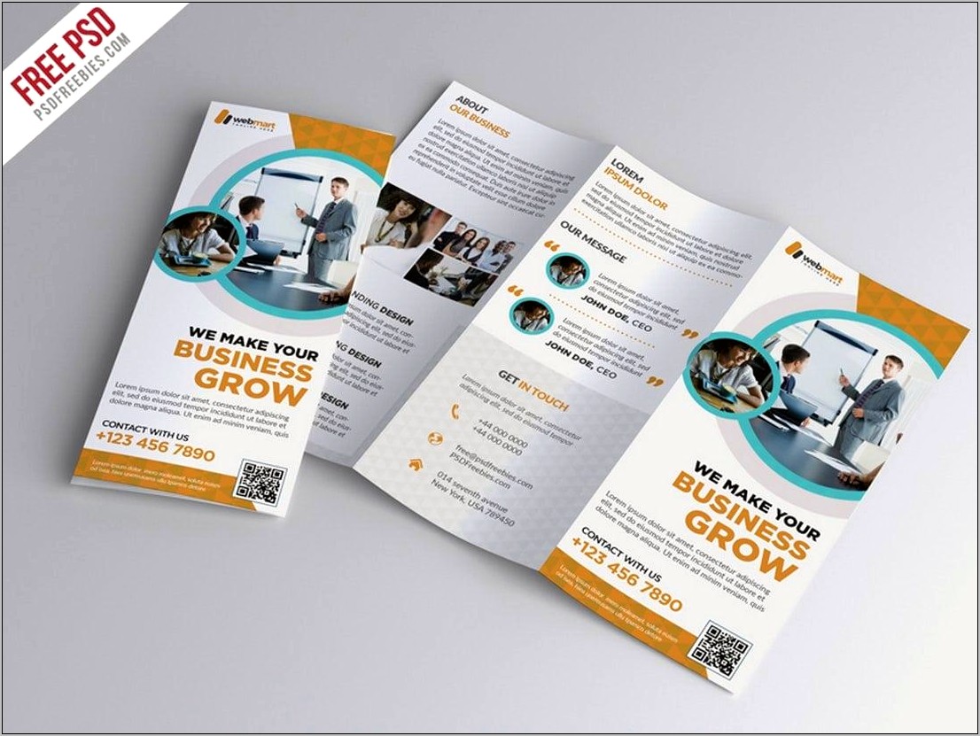 Internet Brochure Templates Psd Free Download