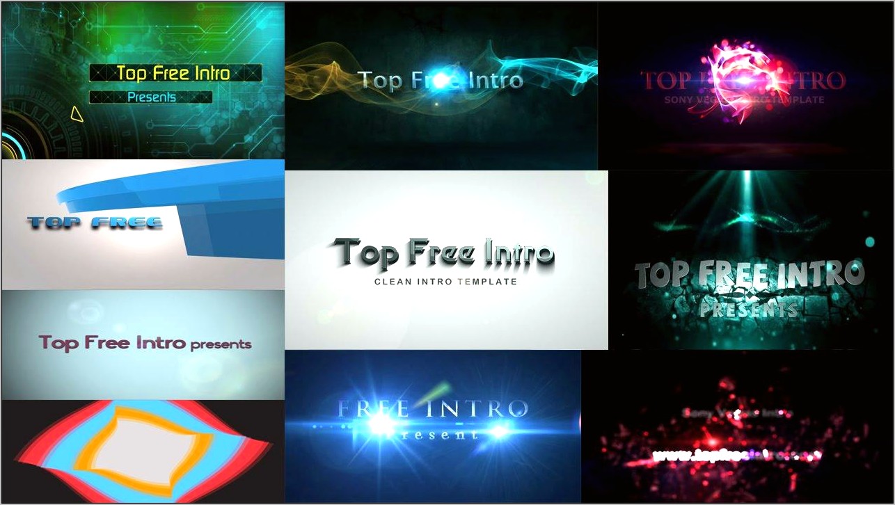 Intro Template For Sony Vegas Download