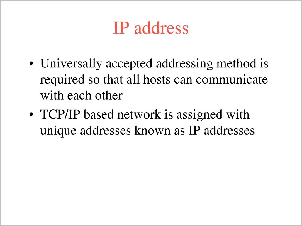 Ip Address Ppt Templates Free Download