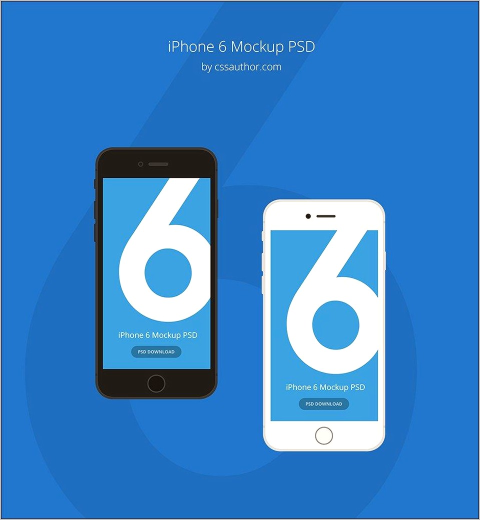 Iphone 6 Psd Template Free Download