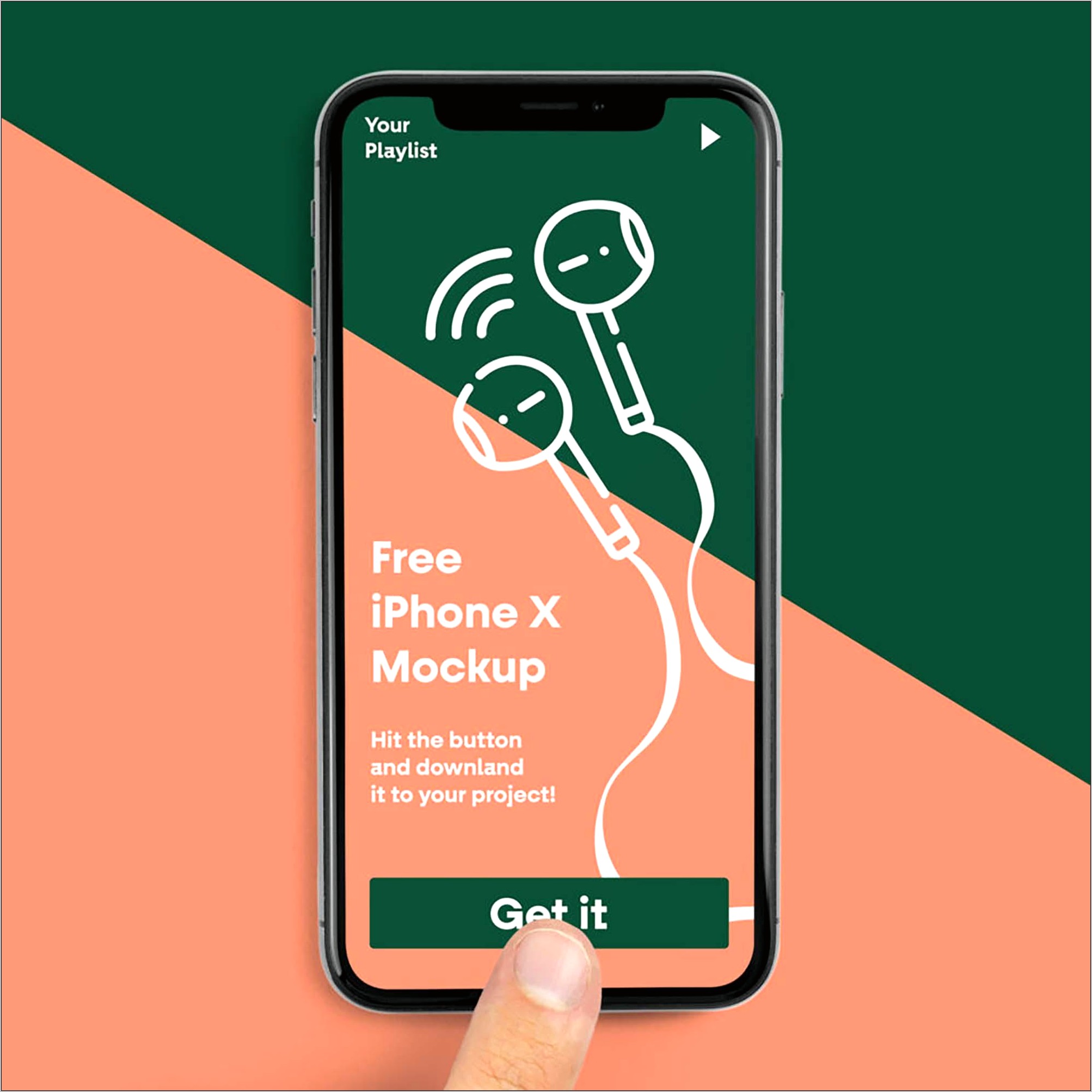 Iphone X Templates Free Download Psd