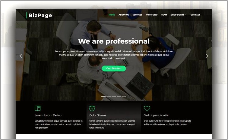 It Company Bootstrap Template Free Download