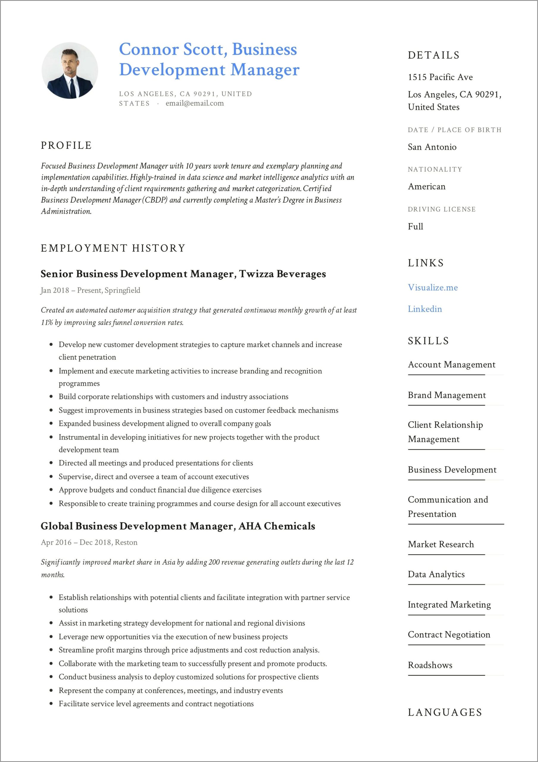 It Customer Relationship Manager Resume