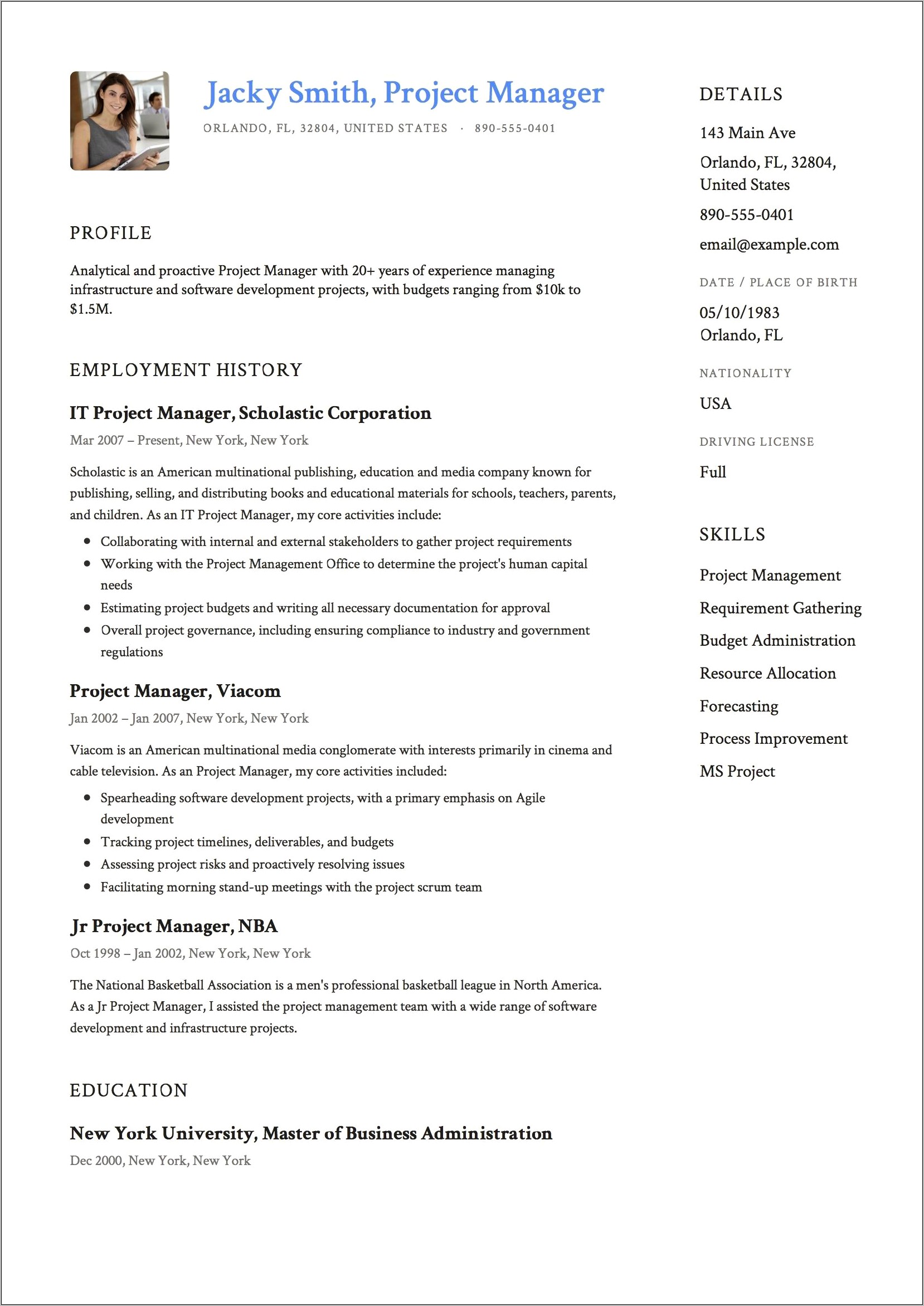 It Infrastructure Manager Resume Bullets