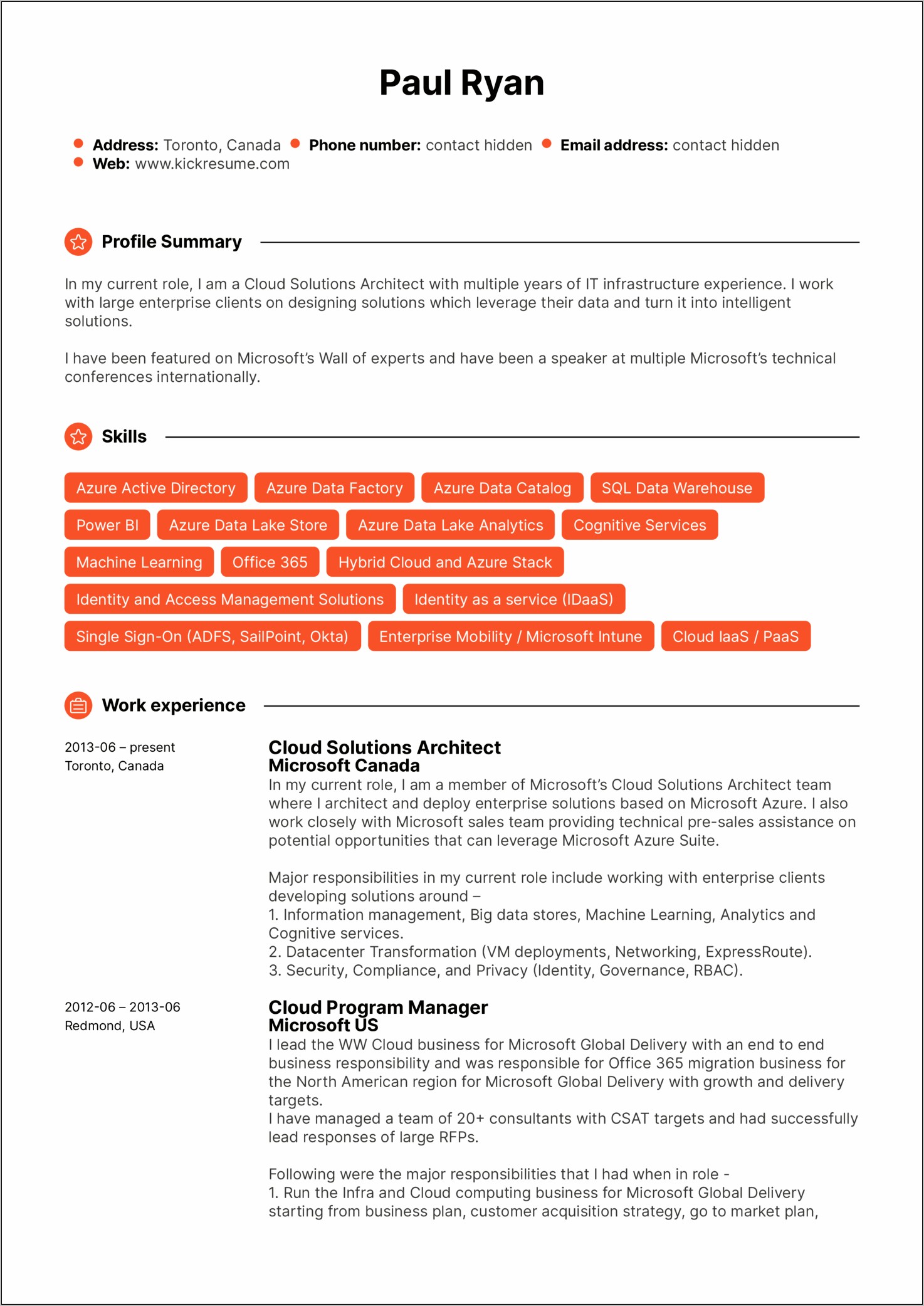 It Resume Examples Responsible For