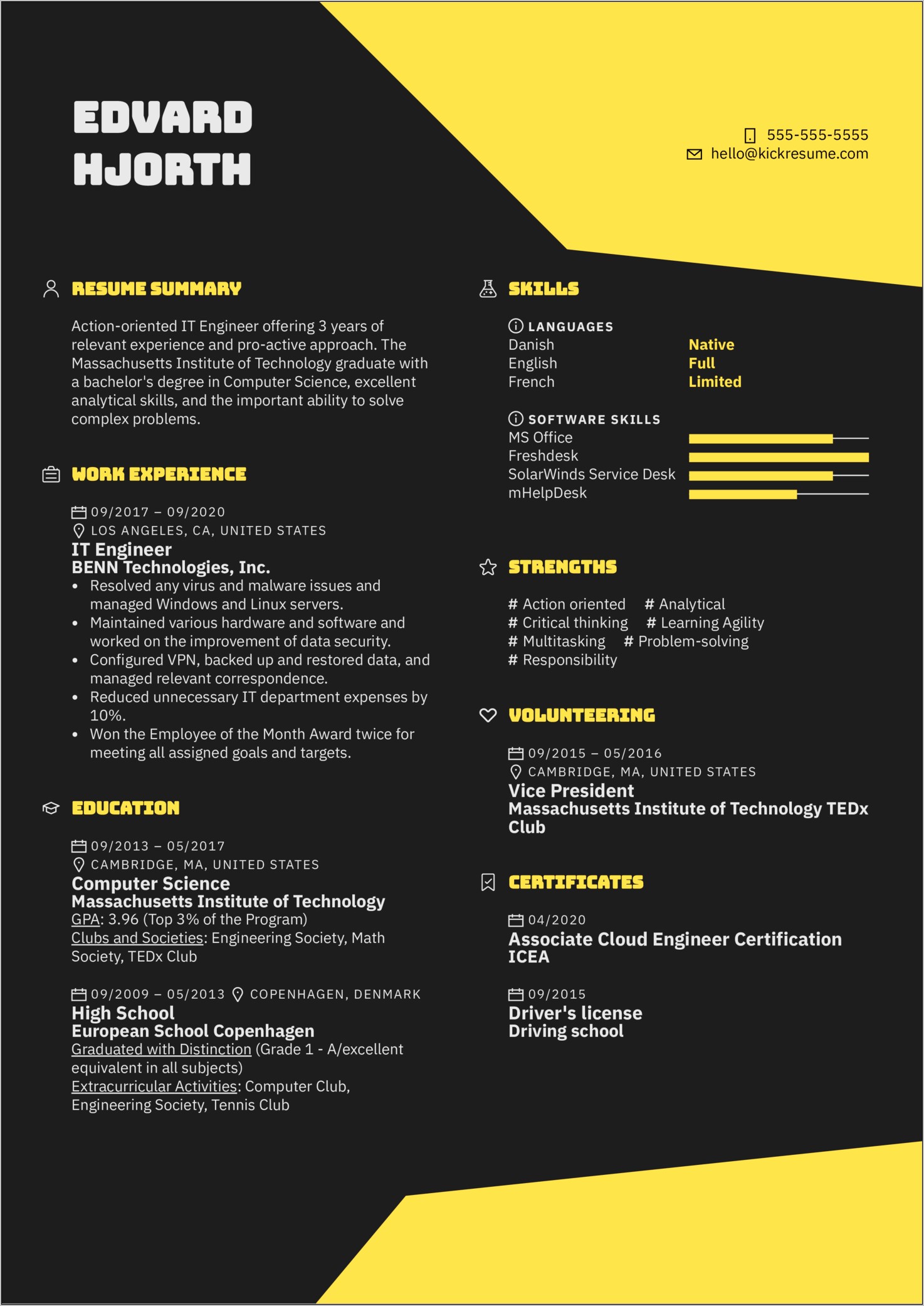 It Security Engineering Resume Sample