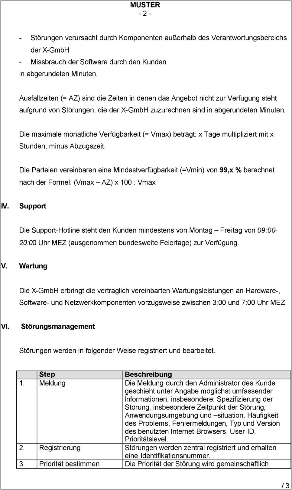 Itil Service Level Agreement Template Download