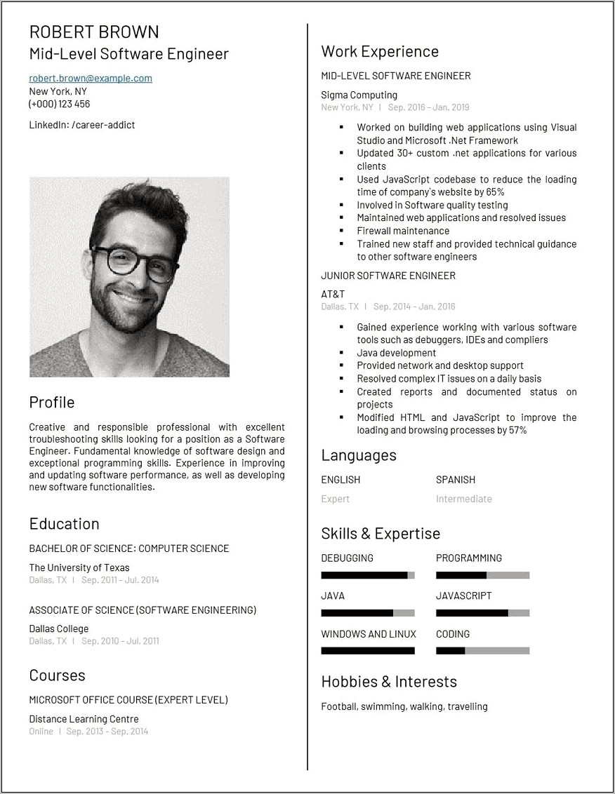 Java Developer Troubleshooting Resume Sample