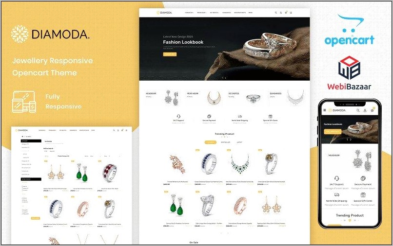 Jewellery Opencart Responsive Template Free Download