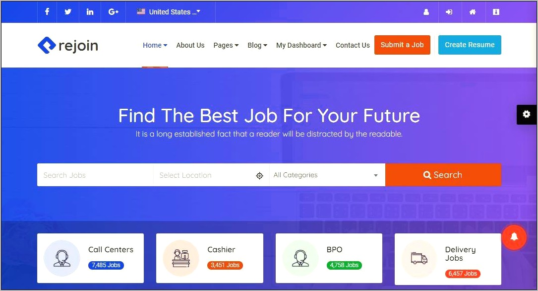 Job Board Template Bootstrap Free Download